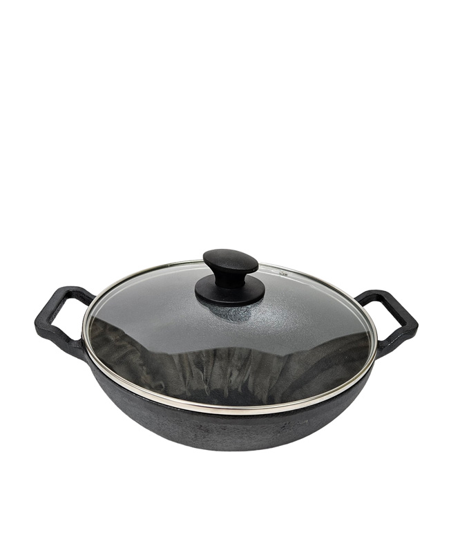 Kadai With Glass Lid